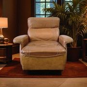 Vintage cognac leather armchair / single seater armchair / armchair