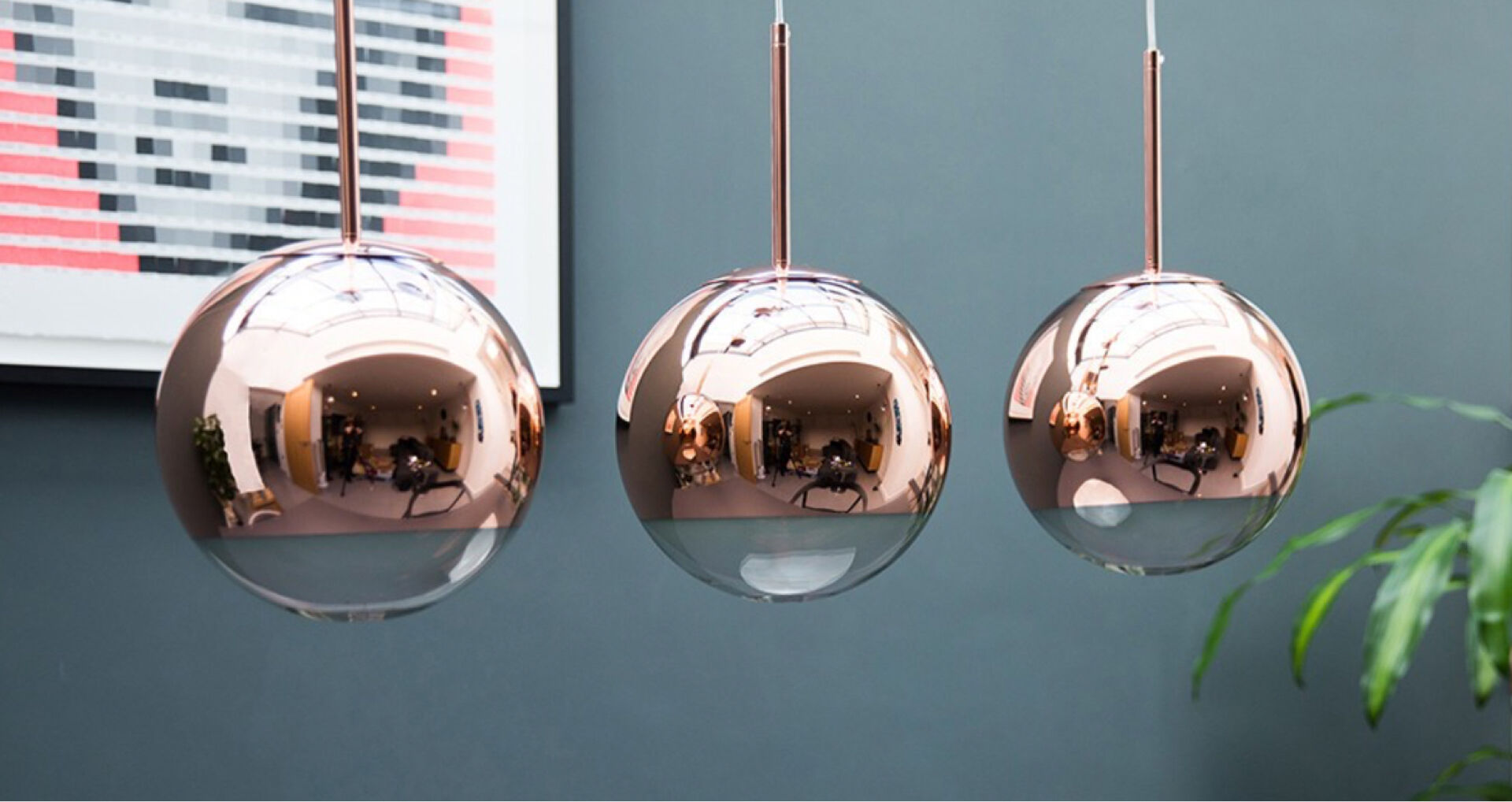 Copper mirror suspension design