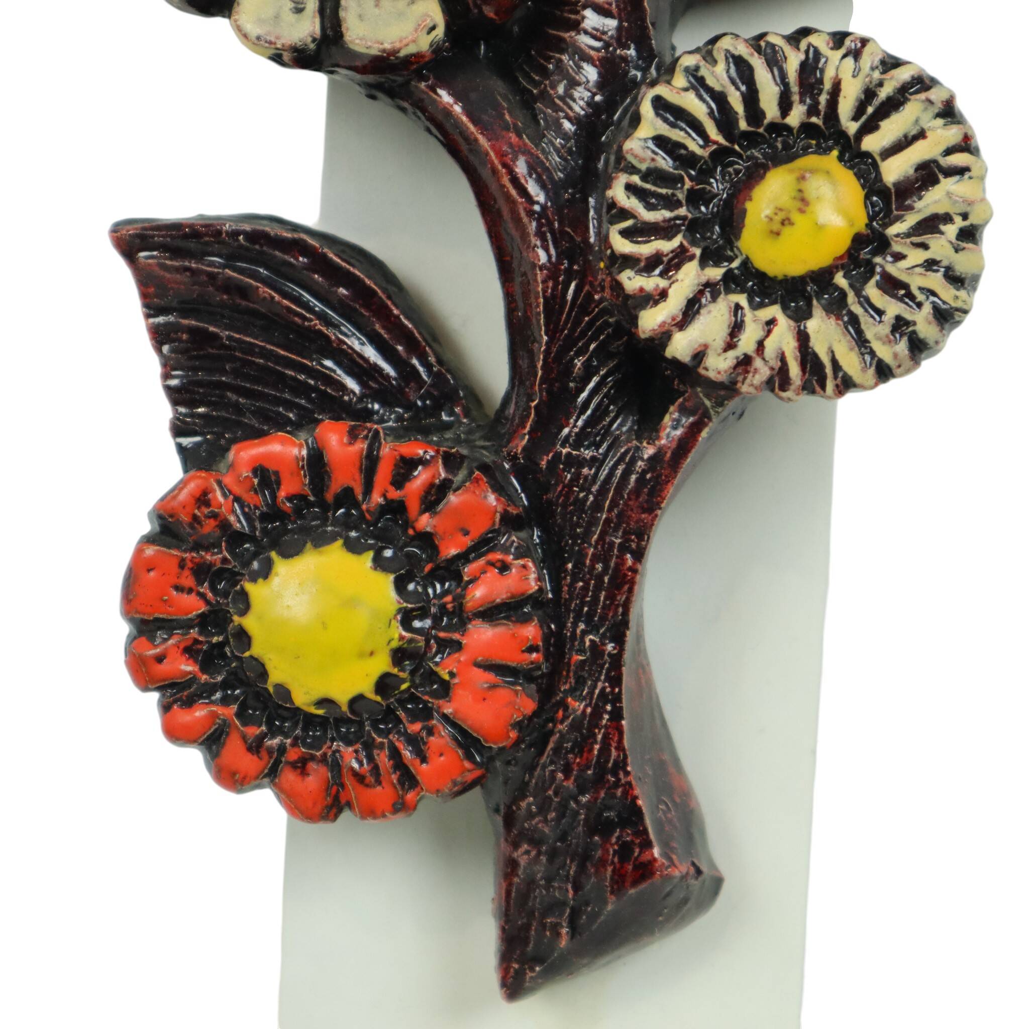 Large Flowers Wall Decoration Brutalism Ars Munda