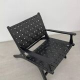 Pair of "Hollywood" model leather armchairs by Olivier de Schrijver