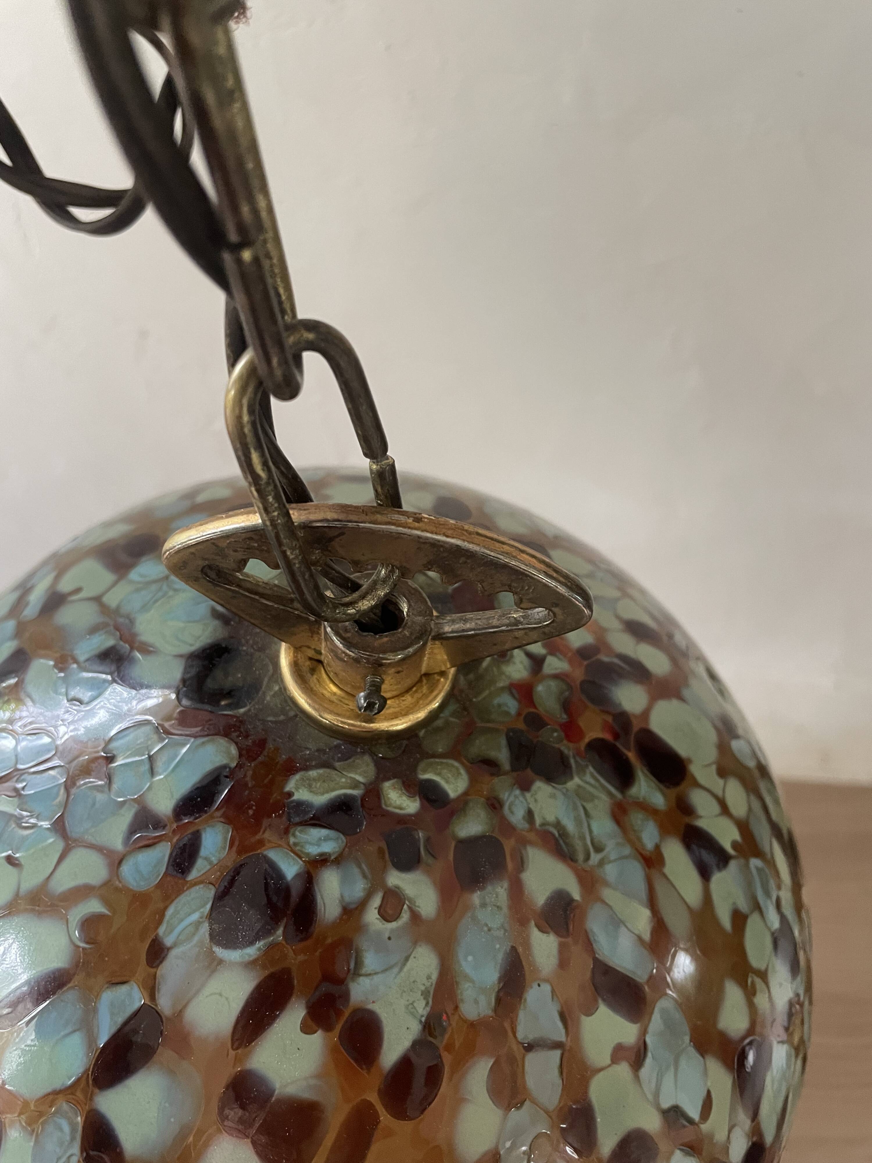 Murano glass pendant, 1970s