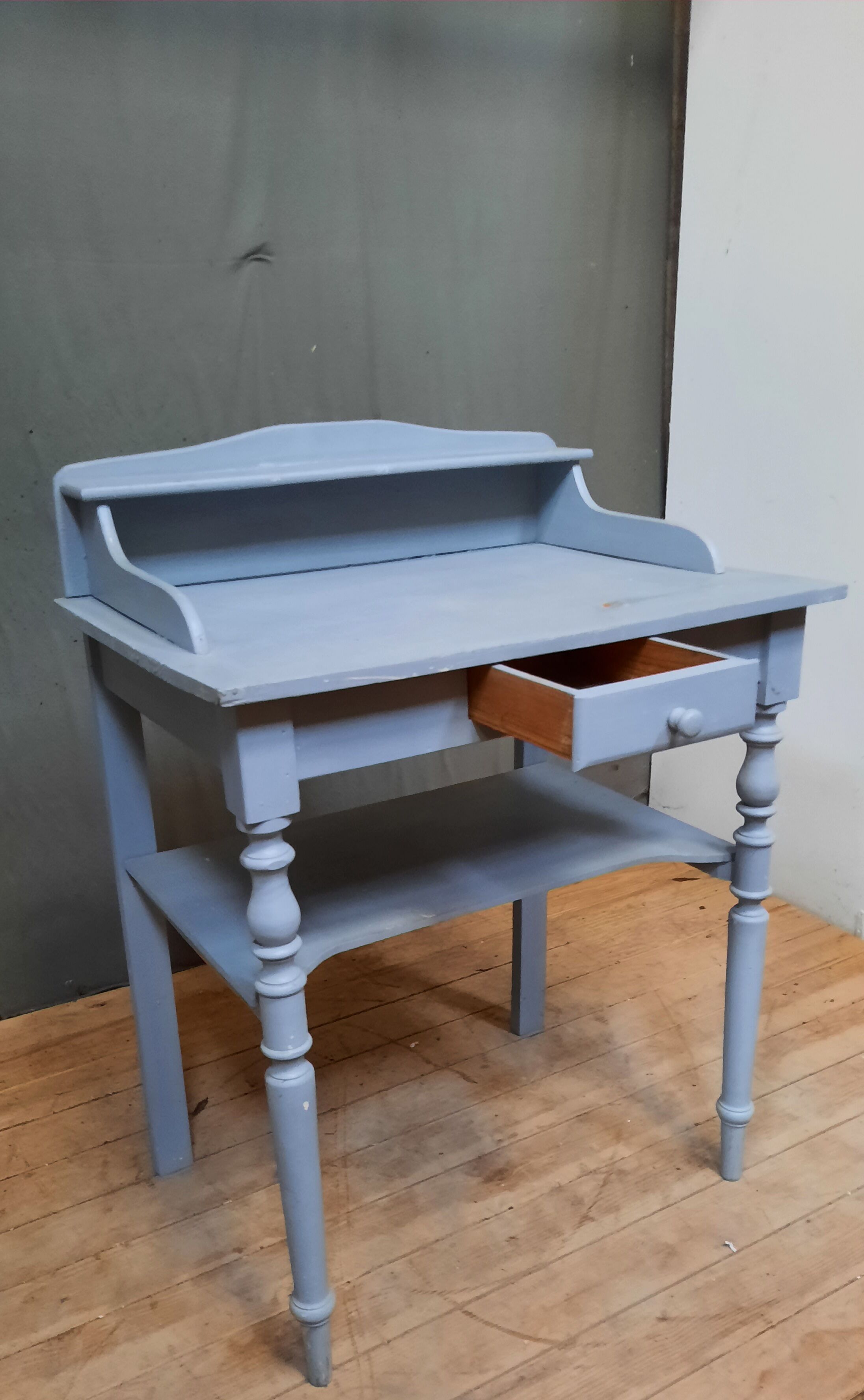 Painted wooden desk