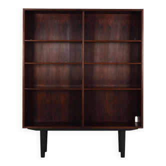 Rosewood bookcase, Danish design, 1970s, manufactured by Omann Jun