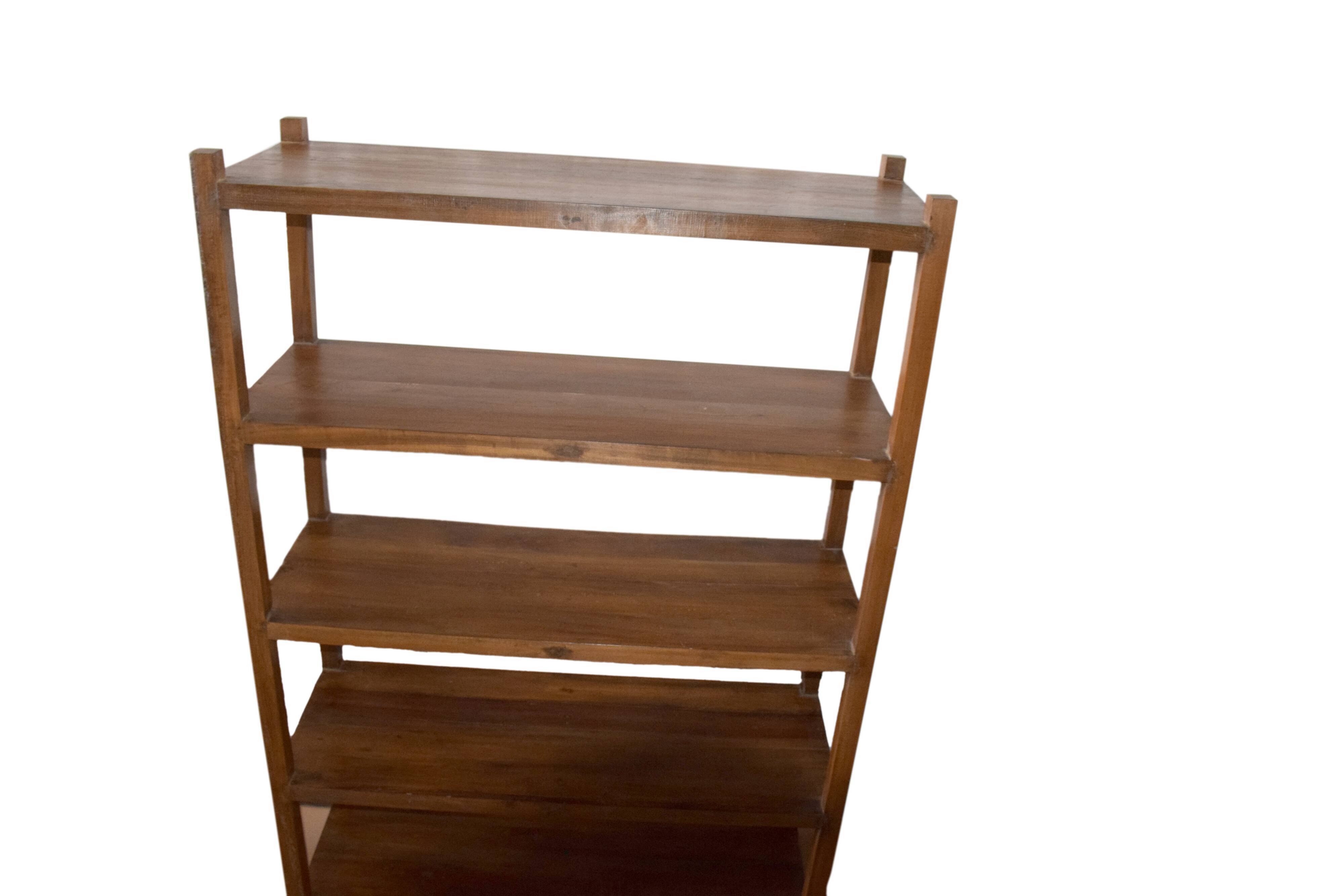 Large teak shelf