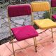 Lafuma vintage folding chair chantazur, france 1960
