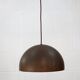 Massive patinated copper lamp - Denmark 60's
