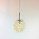 Mid-Century Amber Bubble Glass Ceiling Light/Pendant by Helena Tynell for Limburg, Germany, 1960s