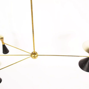 Asymmetrical Chandelier Italian Brass