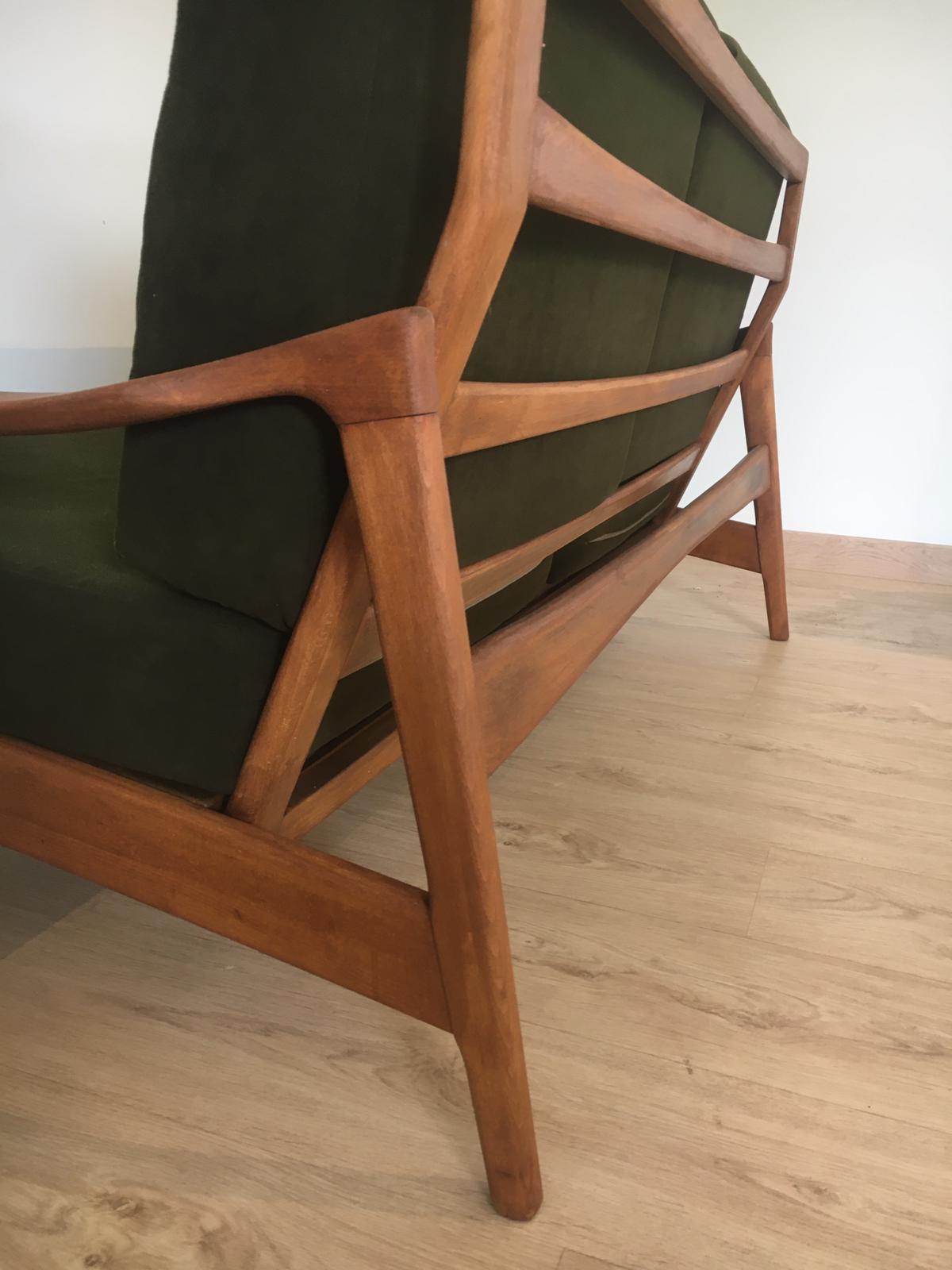 Scandinavian teak sofa