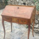 Louis XV style solid wood sloping desk.