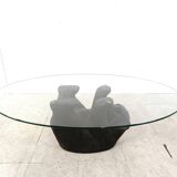 Stone bear shaped coffee table, 1970s