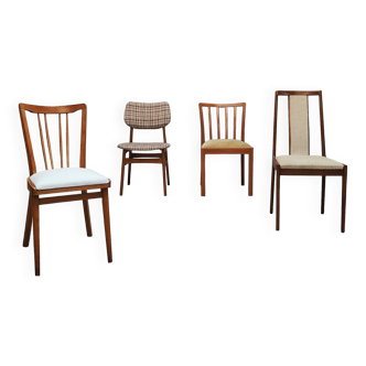 4 Mid Century chairs