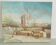 Acrylic canvas in pastel colors of Paris