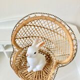 Pair of vintage doll armchairs