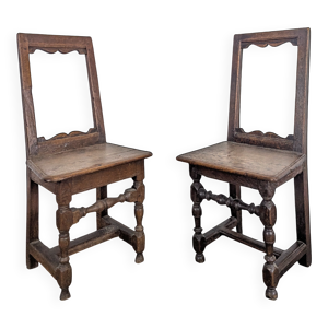 Paire de chaises lorraine