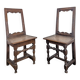 Paire de chaises Lorraine en chêne