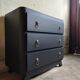 Commode vintage noire
