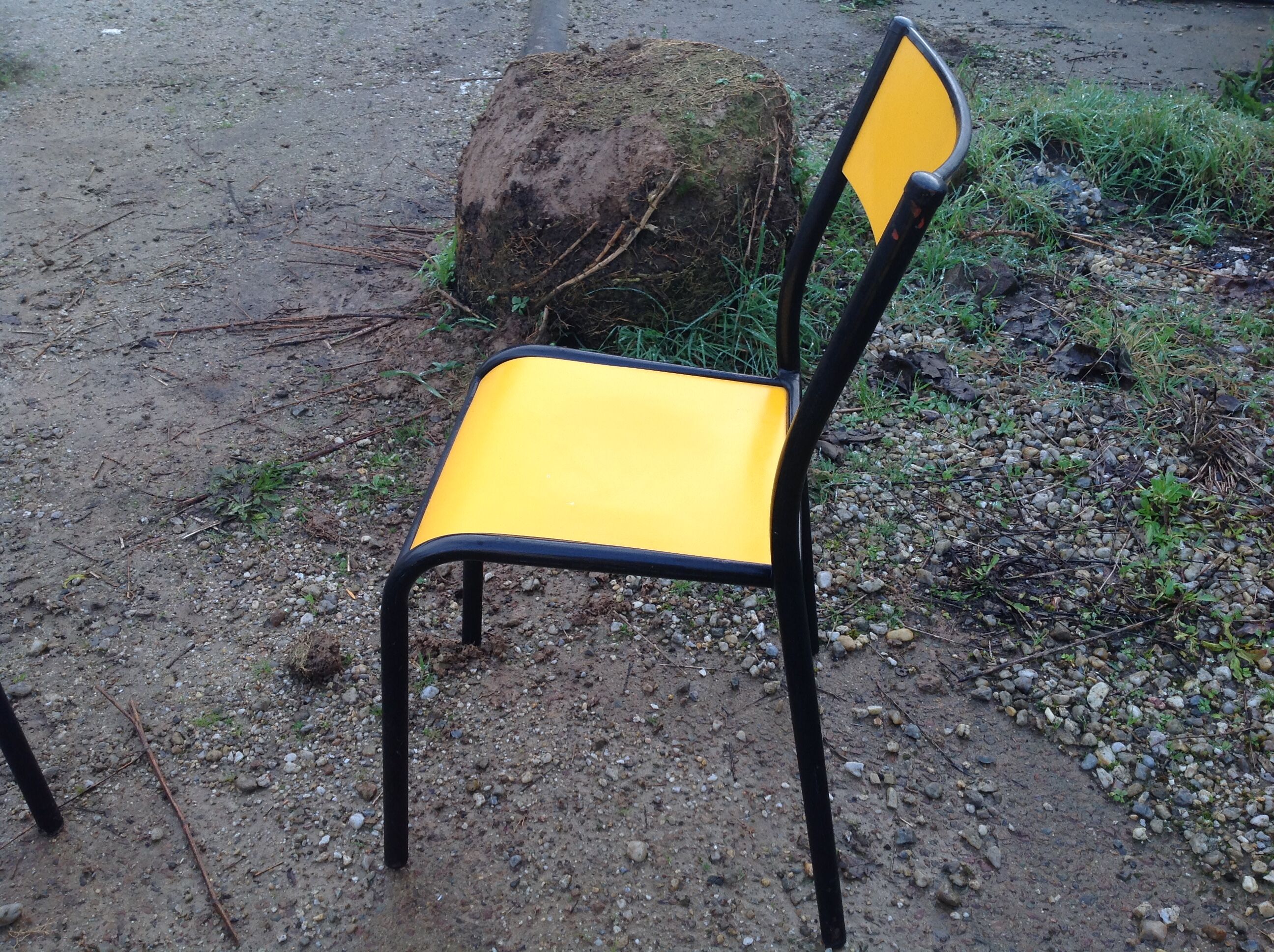 Color school type chairs