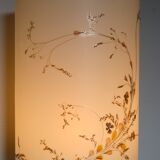 Ceramic lamp and dried flowers