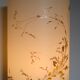 Ceramic lamp and dried flowers