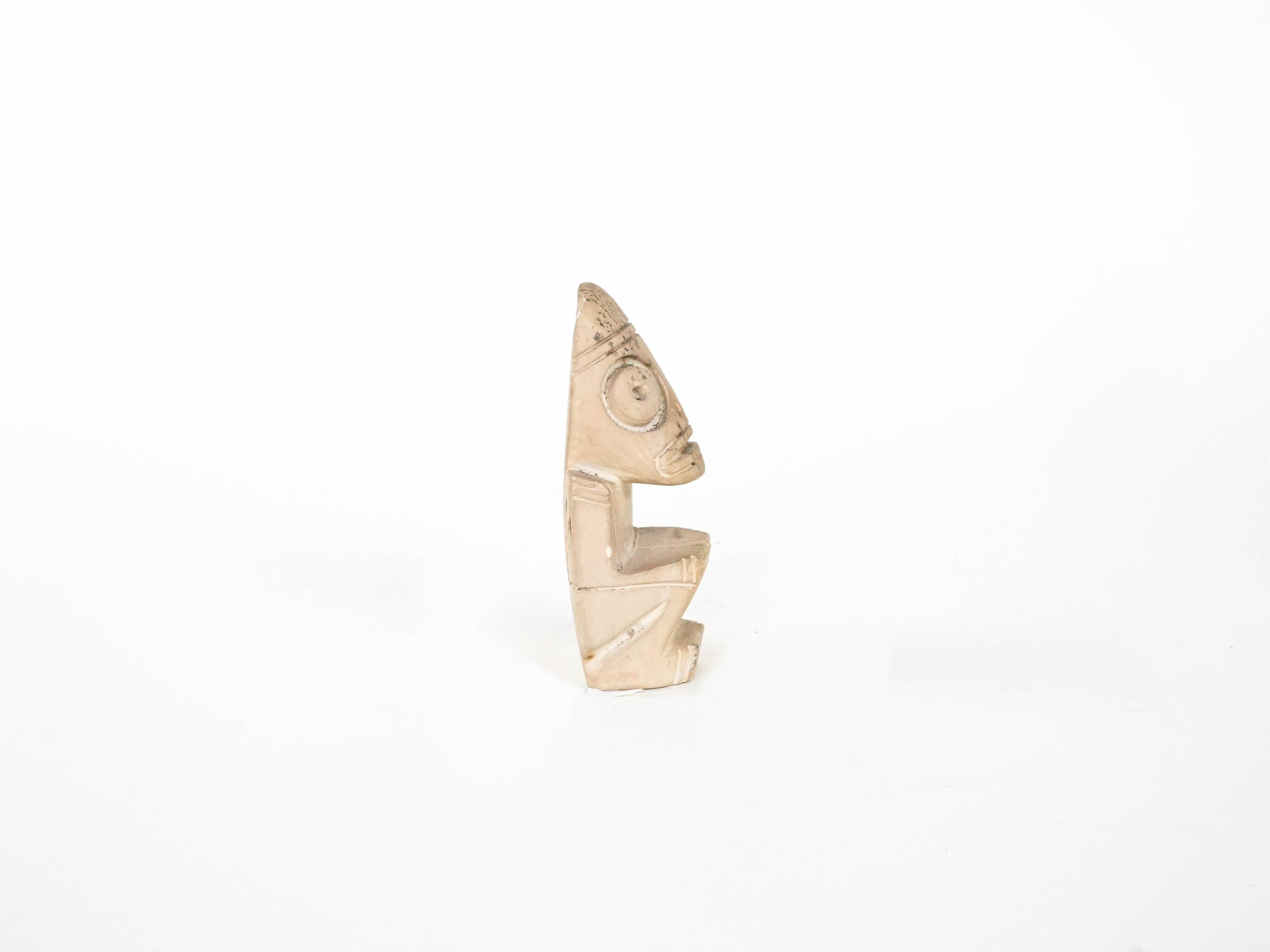 Figurine décorative, style tribal, années 1960, fabriquée au Danemark