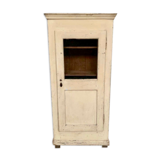 Meuble d'atelier garde manger de commerce à 1 porte en sapin