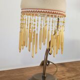 Lamp in glass paste and tassels