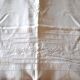 Embroidered sheets openwork monogrammed WB 175x320 *T*