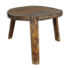 Vintage solid wood tripod stool