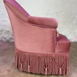 Vintage pink toad armchair