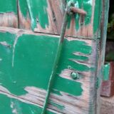 Paire de volets H125xL87cm anciens en sapin peint