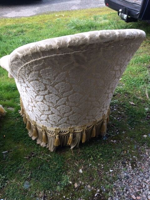 Pair of toad armchairs