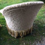 Pair of toad armchairs