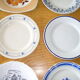 Set of 12 different dessert plates