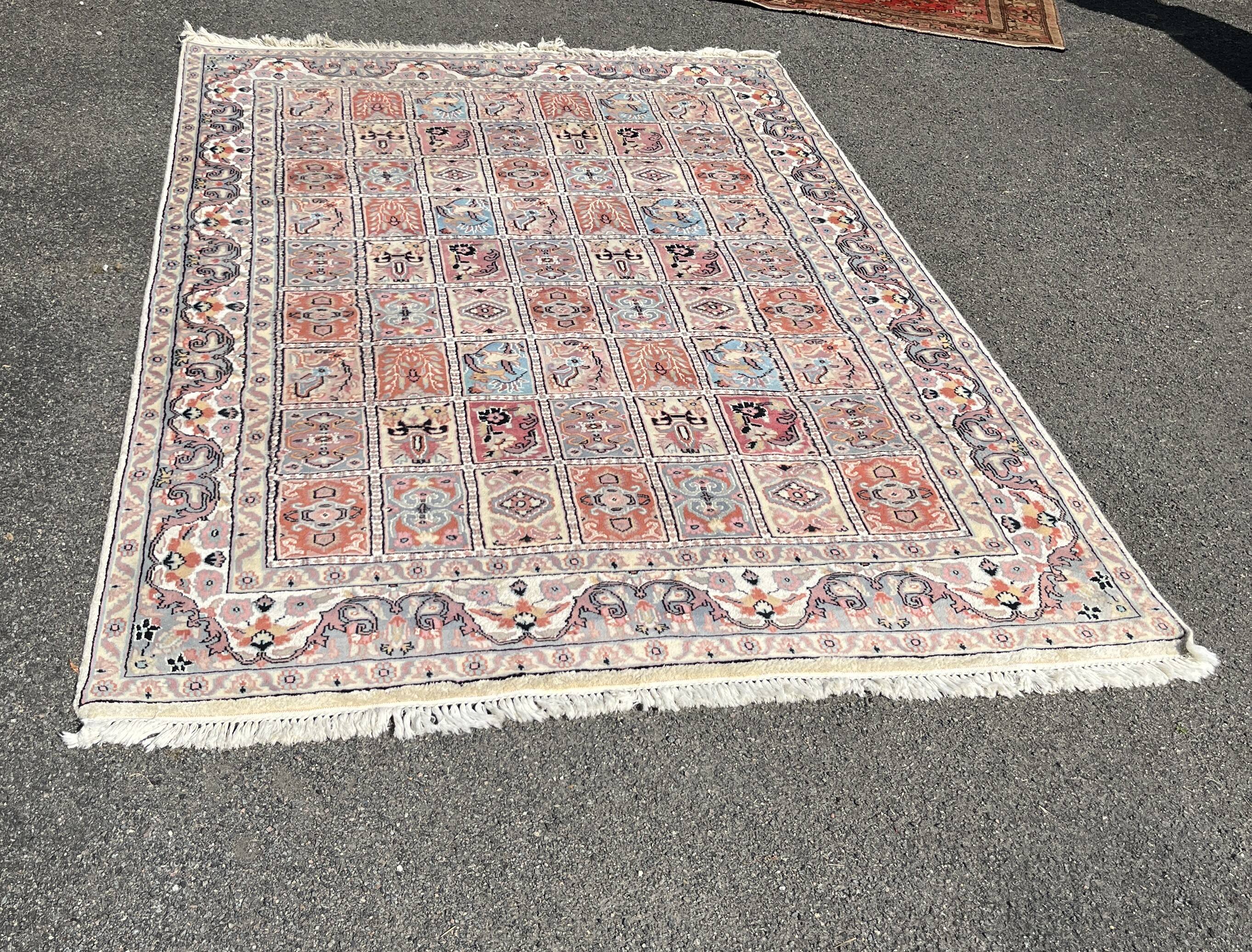 Authentic handmade oriental rug – 2.72 × 1.86