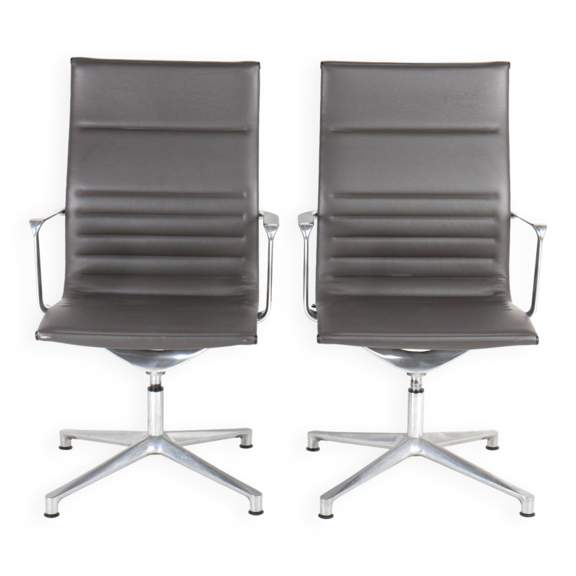 Paire de fauteuils de bureau ICF Una Chair Management