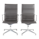 Paire de fauteuils de bureau ICF Una Chair Management