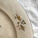 Plat rond polychrome "Nella" Jules Vieillard Bordeaux