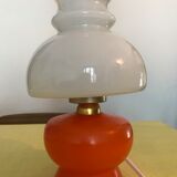 Opaline bedside lamp