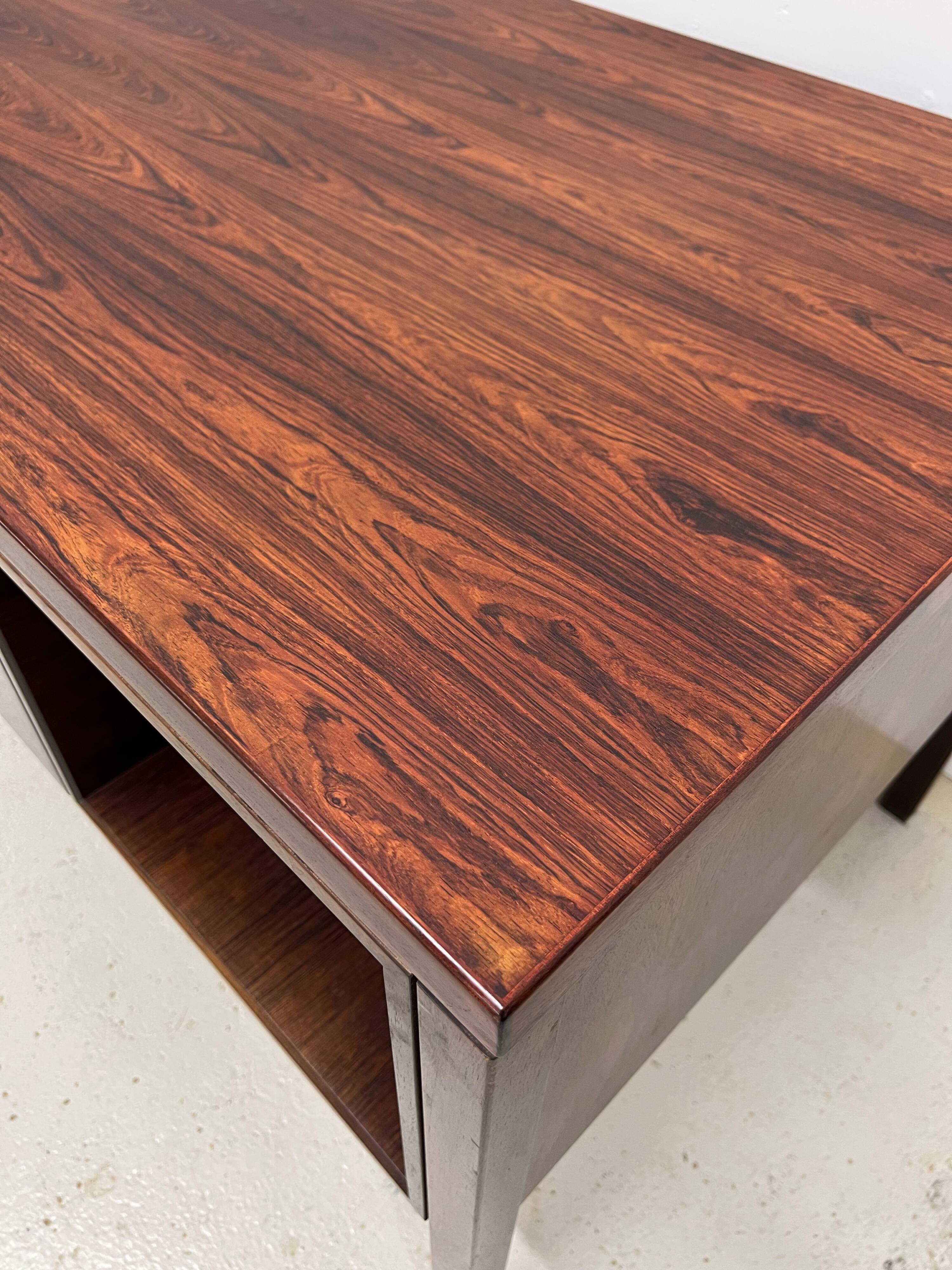Gunni Omann Model 77 Rosewood Desk, 1960s.