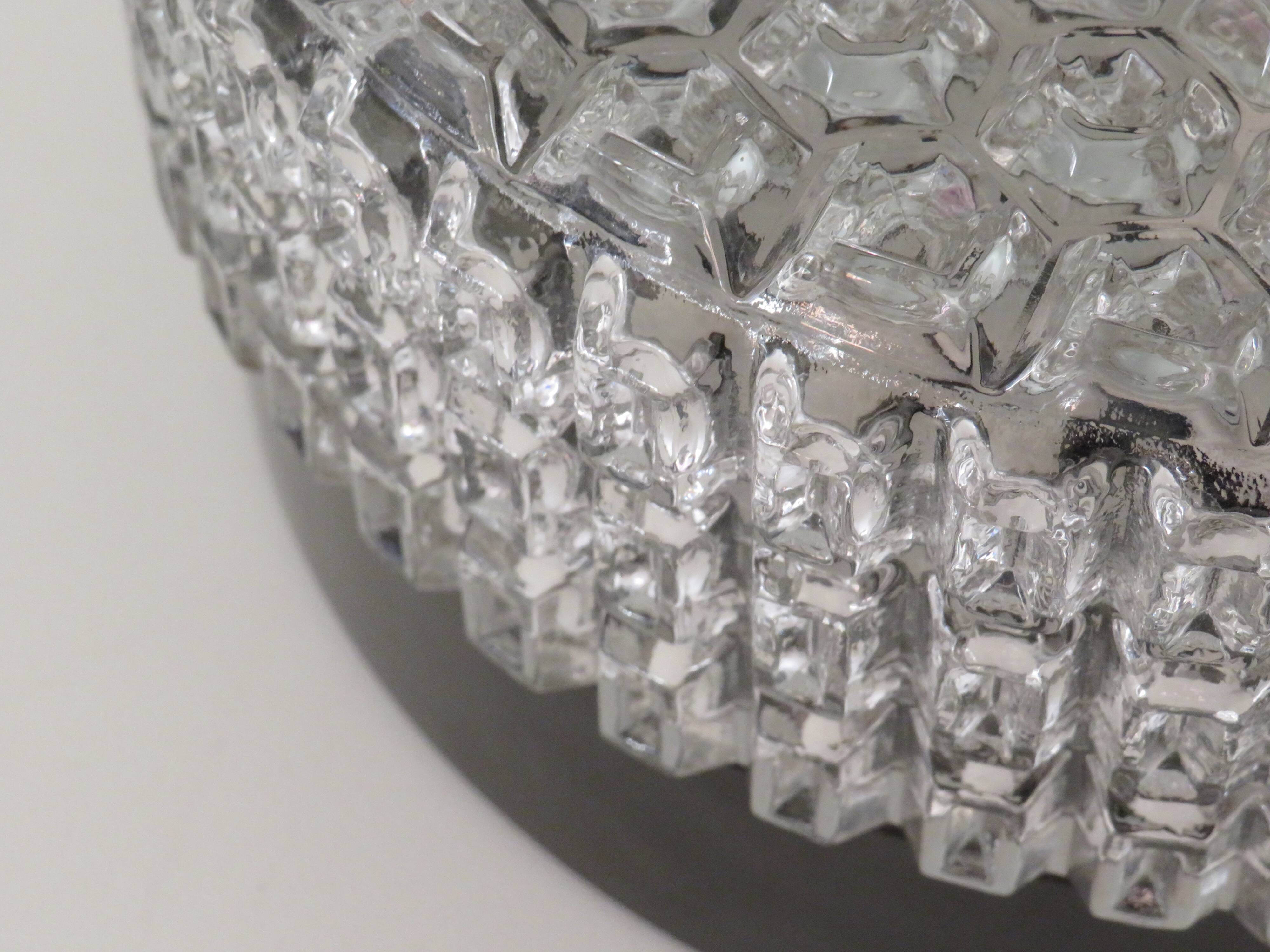 Brutalist wall or ceiling lamp by Niko Belgique 1960