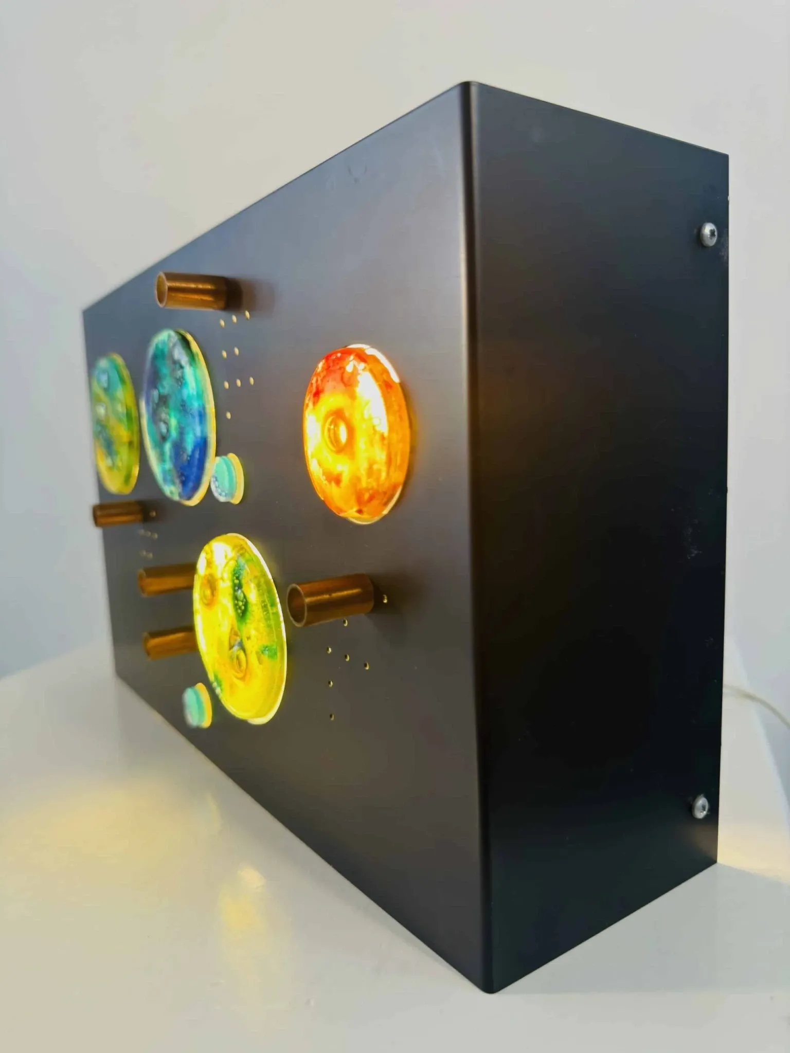 C-1701 Collage Wall Lamp By Willem Van Oyen For Raak Amsterdam, The Netherlands 1960S
