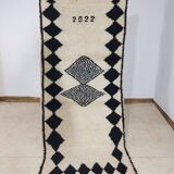 Handmade moroccan berber rug 231 x 95