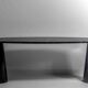 'Eros' console table in black marquina marble by Angelo Mangiarotti
