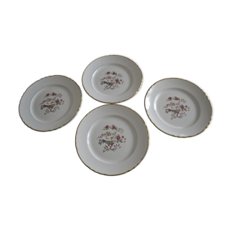 Set of 4 plates Moulin des Loups/ Colibri