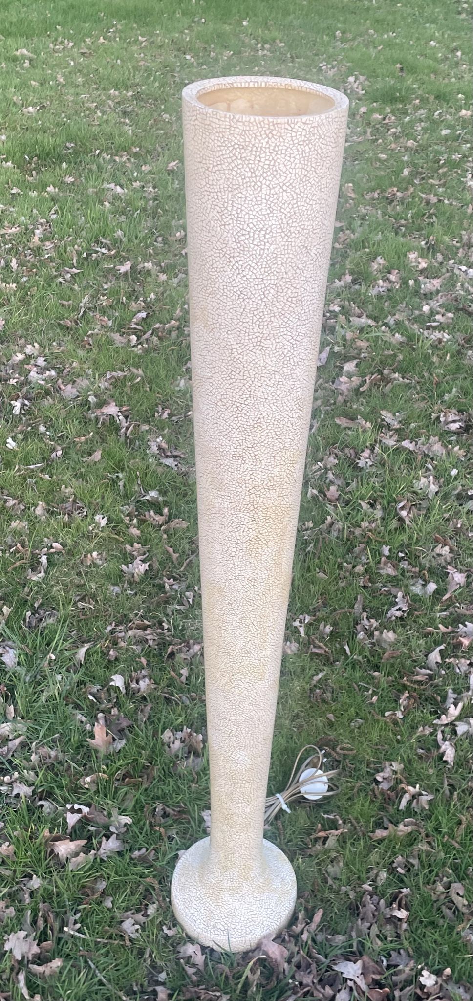 Atmosphere lamp, Italian design exhibition model, fiberglass circa 1970 - 121 cm