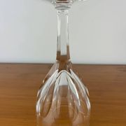 12 crystal wine glasses Lorraine Lemberg Bristol size