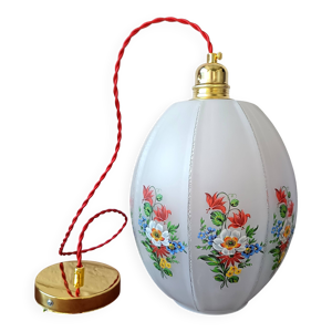 suspension en verre vintage,