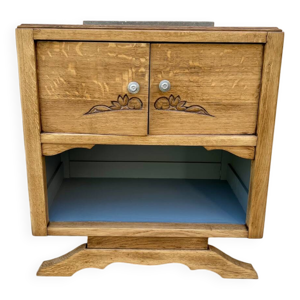 Table de chevet, meuble - gris