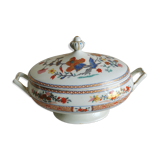 Oval soup pot in Limoges Bernardaud porcelain, Pondicherry model